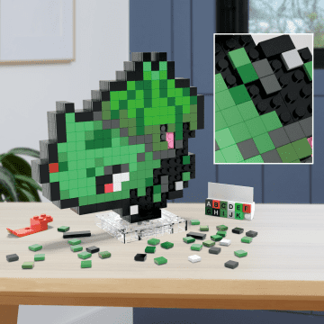 Mega Pokémon Bloques De Construcción Pixel Art Bulbasaur