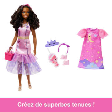 Barbie - Ma Première Barbie - Poupée Brune - Poupée Mannequin - 3 Ans Et +