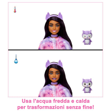 Barbie Cutie Reveal Magia D'Inverno Bambola Con Costume Da Gufetto Di Peluche - Image 3 of 6