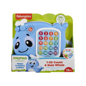 Fisher-Price Linkimals 1-20 Count & Quiz Whale - Image 6 of 7