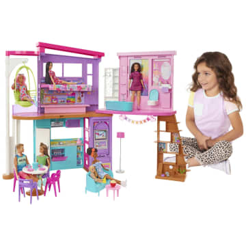 Conjunto de juego de casa de vacaciones de Barbie