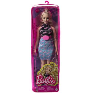 Barbie-Puppe, Kurvige Blondine im Girl-Power-Outfit, Barbie Fashionistas - Image 6 of 7
