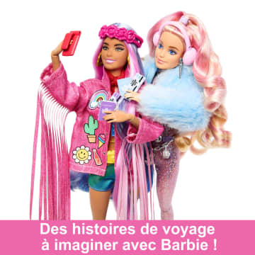 Barbie - Barbie Extra Cool -Poupée voyage en tenue pour le désert - Imagen 4 de 6