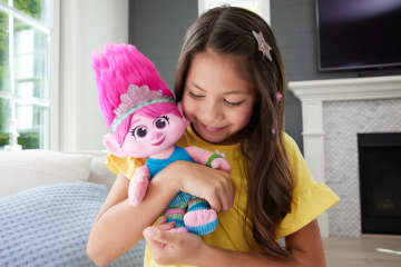 Dreamworks- Reine Poppy Clou Du Spectacle-Peluche Hair Pops Les Trolls 3 - Image 2 of 6