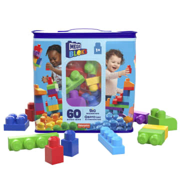 Mega Bloks® 60'lı Blok Torbaları (Mavi) - Image 1 of 6