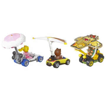 Hot Wheels Super Mario Character Car 3-Pack Collection