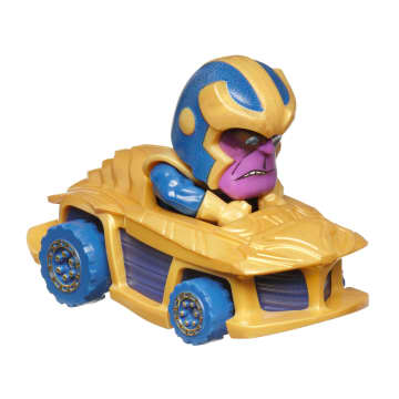 Hot Wheels Racerverse, Set Van 5 Metalen Hot Wheels Auto'S Met Marvel Personages Als Bestuurders - Image 3 of 6