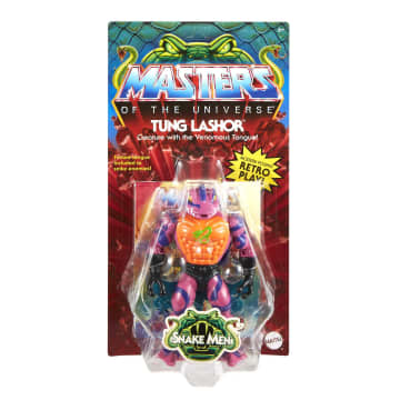 Masters of the Universe Origins Tung Lashor Actiefiguur, verzamelspeelgoed superhelden, 14 cm - Imagen 6 de 6