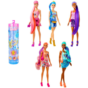 Muñeca Barbie Color Reveal Con Seis Sorpresas De La Serie Totally Denim - Imagen 1 de 6