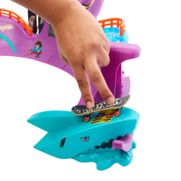 Özel Parmak Kaykayı Ve Çıkarılabilir Kaykay Ayakkabısı Içeren Hot Wheels Skate Octopark Oyun Seti