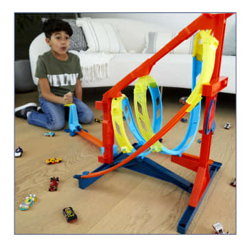 Hot Wheels Track Builder Unlimited Looping-Twister Set, Geschenk Für Kinder