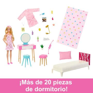 Conjunto De Muñeca Y Dormitorio De Barbie | Muebles De Barbie | Mattel - Image 5 of 6