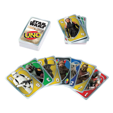 Mattel Games - Uno Star Wars The Mandalorian - Jeu De Cartes Famille - 7 Ans Et +