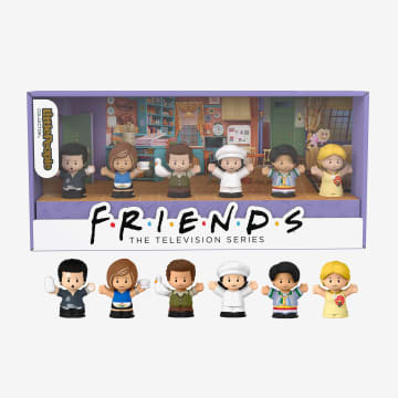 Fisher-Price Little People Verzamelset Friends Tv-Serie, Speciale Editie, 6 Figuren - Image 1 of 6