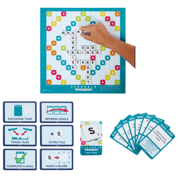 Scrabble Bordspel, Klassiek Woordspel Voor Families Met Twee Manieren Om Te Spelen Voor 2-4 Spelers, Nederlandse Editie