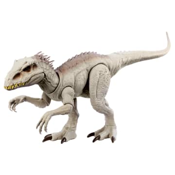 Action Figure Jurassic World Mimetizzati E Combatti Indominus Rex Con Luci, Suoni E Movimento