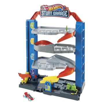 Hot Wheels – Coffret Stunt Garage Hot Wheels City - Imagen 1 de 6