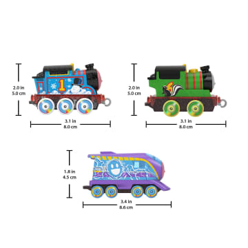 Thomas ve Arkadaşları - Renk Değiştiren Küçük Trenler 3'lü Paket