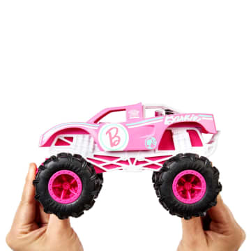 Hot Wheels Radiografisch Bestuurbare Auto'S, Barbie Monstertruck Met Afstandsbediening, Schaal 1:24