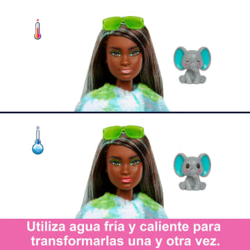 Barbie Cutie Reveal Serie Amigos de la jungla Elefante - Imagen 3 de 7