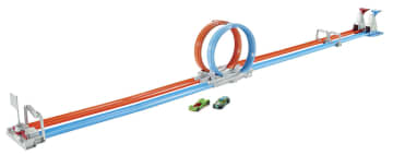 Hot Wheels Double Loop Dash Track Set
