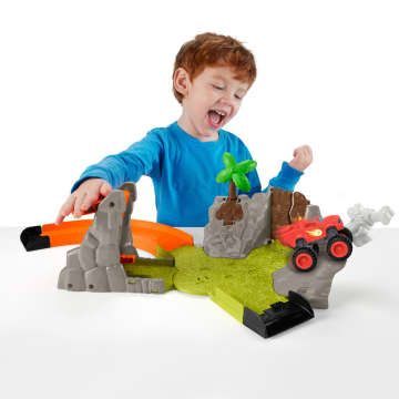 Fisher-Price Blaze Und Die Monstermaschinen Monstertruck Rennstrecke Spielset, Slam & Crash Blaze - Image 2 of 6