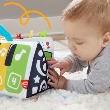 Fisher-Price Trappel En Speel Zachte Piano, Speelgoed Voor Baby'S Voor Spelen Op De Buik, Met Lichtjes En Muziek - Image 3 of 6