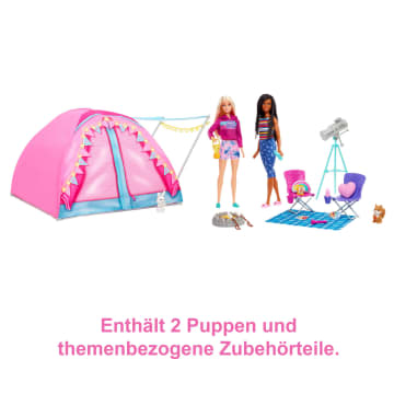 Barbie „Abenteuer Zu Zweit“ Camping-Spielset Mit Zelt