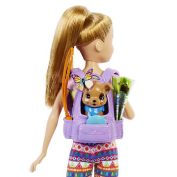 Barbie® Kemping Stacie i zwierzątko Zestaw + lalka