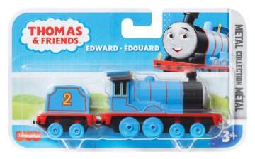 Thomas & Friends Edward Diecast Metal Push-Along Toy Train Engine With Tender For Preschool Kids