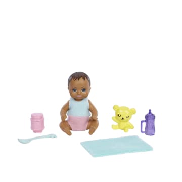 Barbie Skipper Doll with Baby Figure and 5 Accessories, Babysitters Inc. Playset