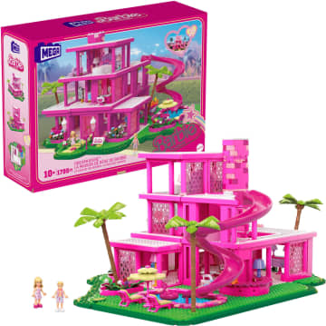 MEGA Barbie Dreamhouse Casa con bloques de construcción, mini muñecas y accesorios - Imagen 1 de 6