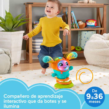 Juguete De Aprendizaje Para Bebés Dj Bouncin’ Star De Fisher-Price Con Luces, Música Y Movimiento, Versión Multilingüe - Imagen 2 de 7