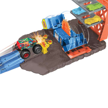 Hot Wheels Monster Trucks Blast Station Playset