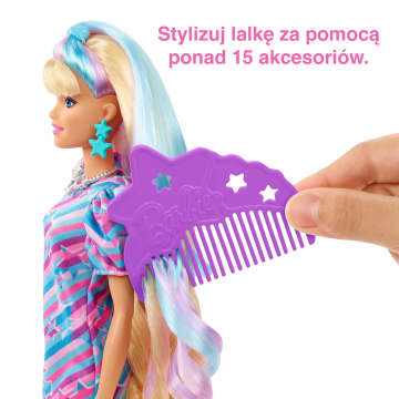 Barbie® Lalka Totally Hair Gwiazdki - Image 3 of 6