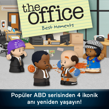Little People Collector The Office Tv Dizisi Unutulmaz Anlar Özel Seri, 4 Figür