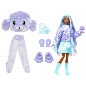 Barbie Cutie Reveal Serie Pigiamini, Bambola E Accessori Con 10 Sorprese - Image 4 of 9