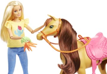 Barbie Reitspaß mit Barbie (blond), Chelsea, Pferd und Pony