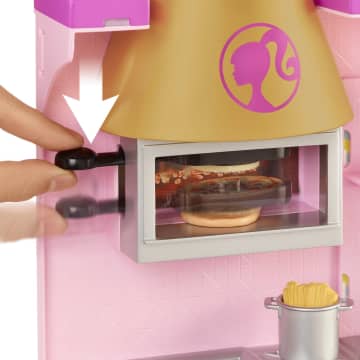 Barbie Restaurant Spielset Und Puppe