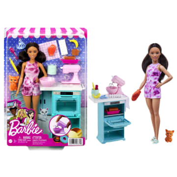 Barbie Puppe Und Accessoires - Backen - Bild 1 von 8