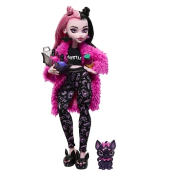 Monster High Pop En Accessoires Voor Slaapfeestje, Draculaura, Griezelfeestje - Image 1 of 6