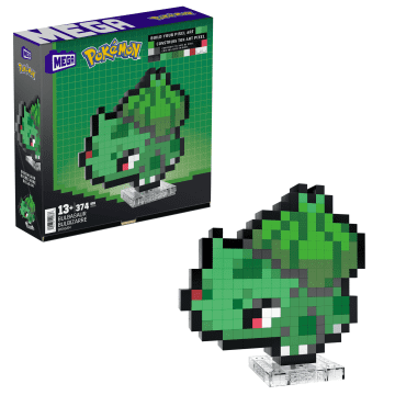 Mega Pokémon Pixel Bulbasaur Figurka Do Zbudowania