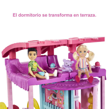 Barbie Chelsea Casa de juegos Casa de dos pisos para muñecas de juguete con accesorios