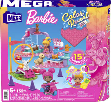 MEGA Barbie Color Reveal Train 'n Wash Pets - Image 6 of 7
