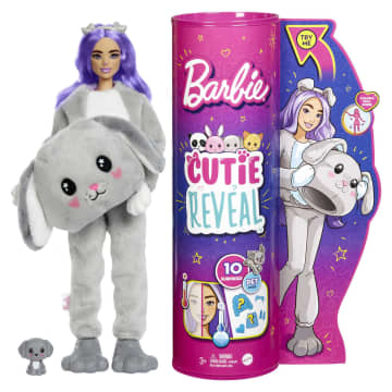 Barbie Cutie Reveal Doll with Puppy Plush Costume & 10 Surprises - Image 1 of 6