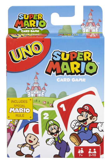 Mattel Games - Uno Super Mario Bros - Jeu De Cartes Famille - 7 Ans Et +