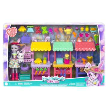 Enchantimals City Tails Bauernmarkt Spielset mit Hasenmädchen Becker Bunny Puppe - Bild 6 von 6