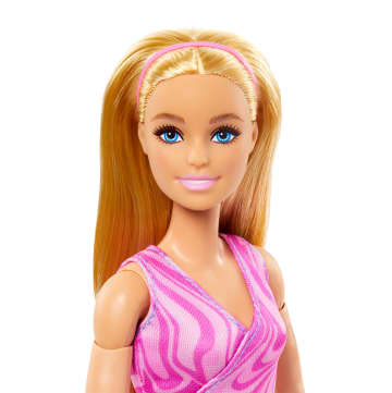 Barbie Made To Move Fashion Doll, Blonde Wearing Removable Sports Top & Pants, 22 Bendable “Joints”