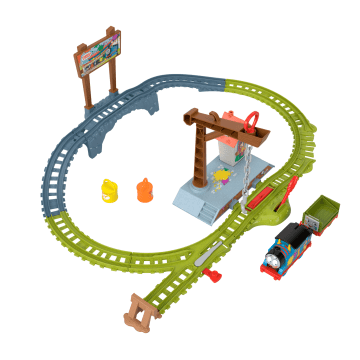 Thomas Et Ses Amis - Coffret Livraison De Peinture - Circuit À Construire - 3 Ans Et + - Imagen 1 de 6