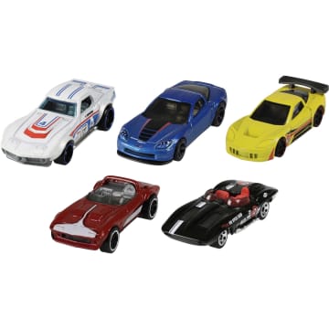 Hot Wheels 5-Car Pack Of 1:64 Scale Vehicles, Collectible Toy Cars